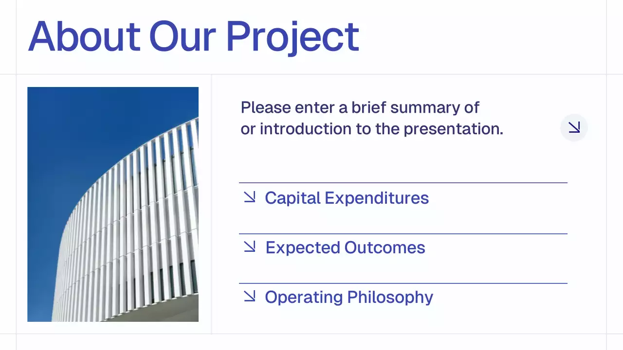 Blue Simple Monthly Review Report Presentation