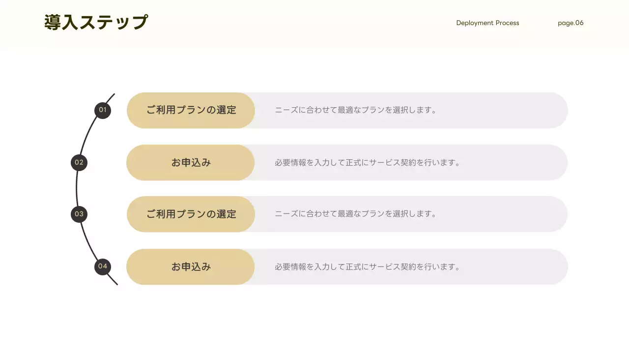 ベージュ シンプル ビジネス 資料