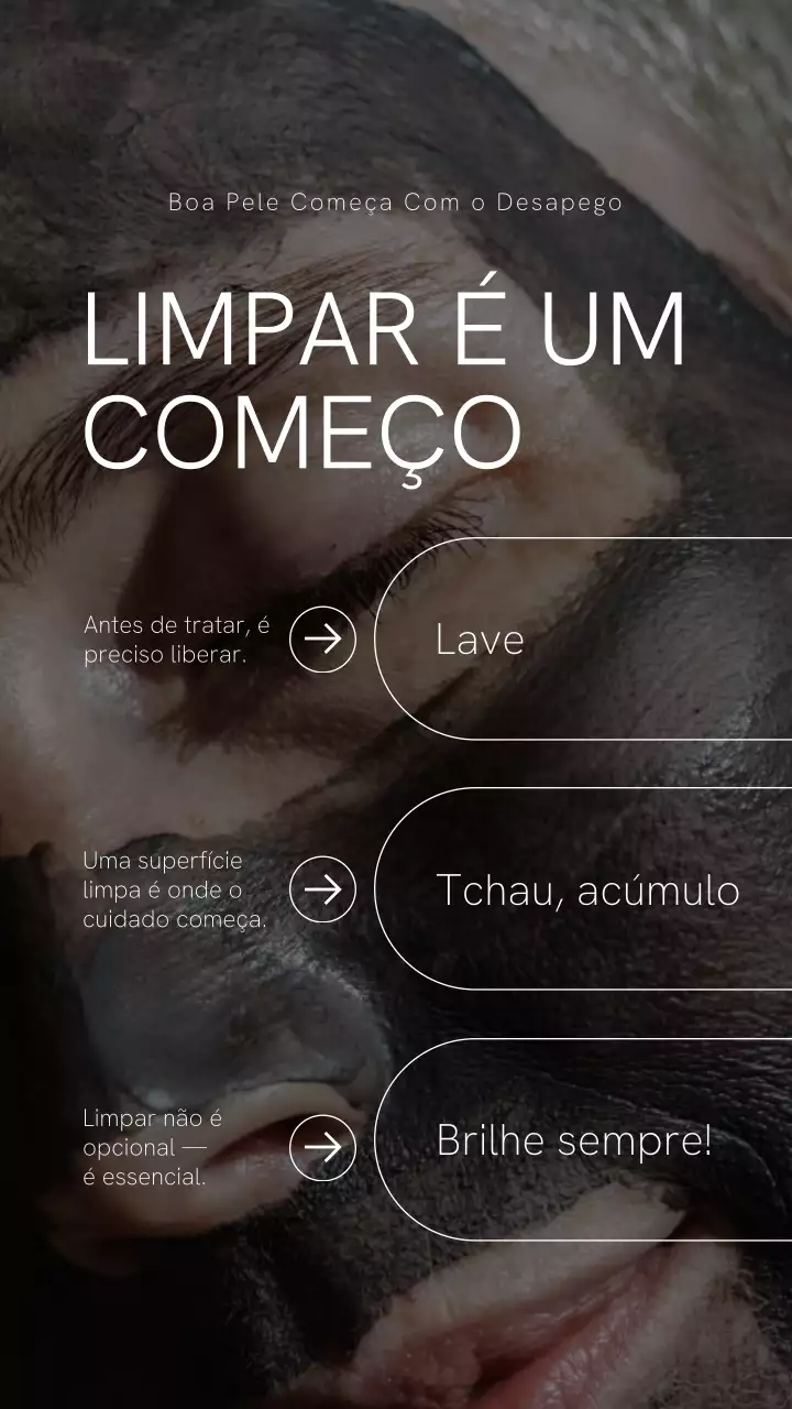 História do Instagram do anúncio da Blue Modern Skincare