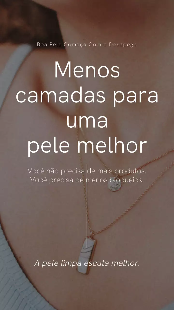 História do Instagram do anúncio da Blue Modern Skincare