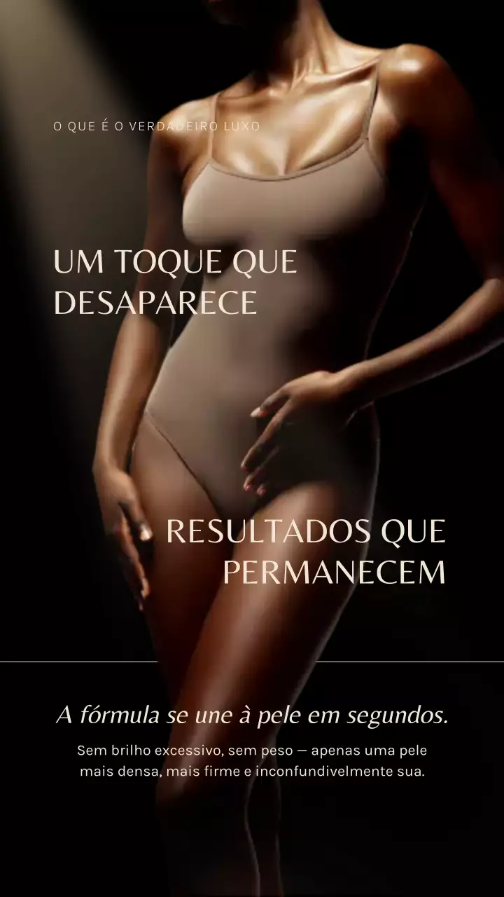 História do Instagram de anúncio de cuidados com a pele de luxo para negros