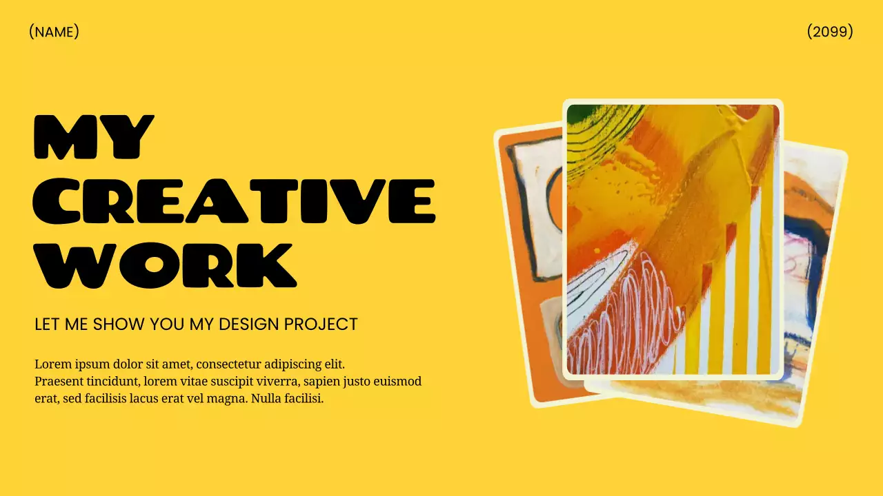 옐로우 볼드 크리에이티브 포트폴리오