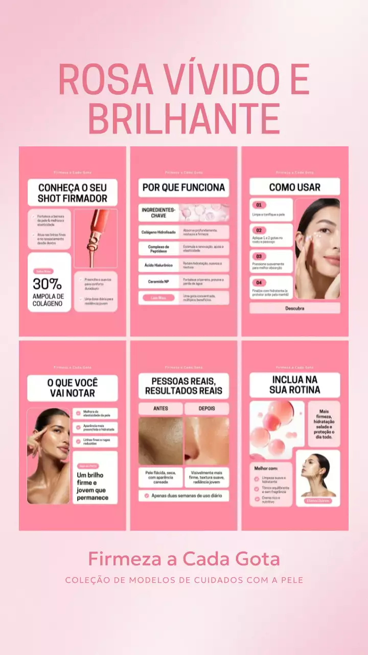 Postagem promocional da Pink Modern Skincare no Instagram