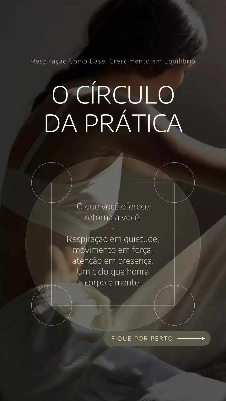 Postagem de história do Instagram para promoção de bem-estar orgânico verde