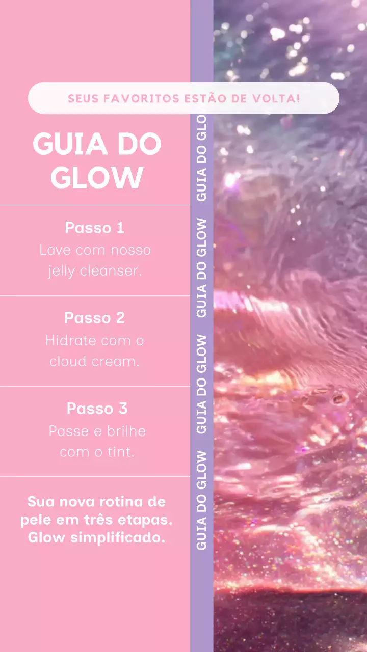 Postagem promocional da Pink Pop Makeup no Instagram