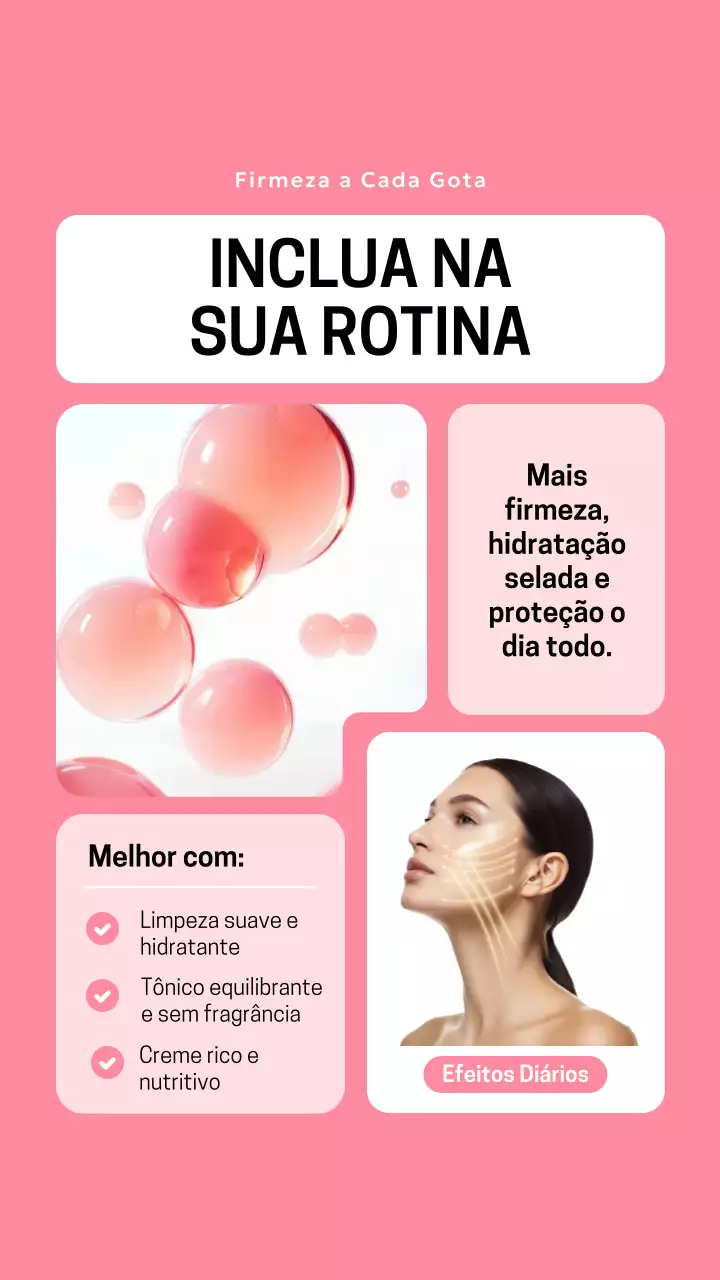Postagem promocional da Pink Modern Skincare no Instagram
