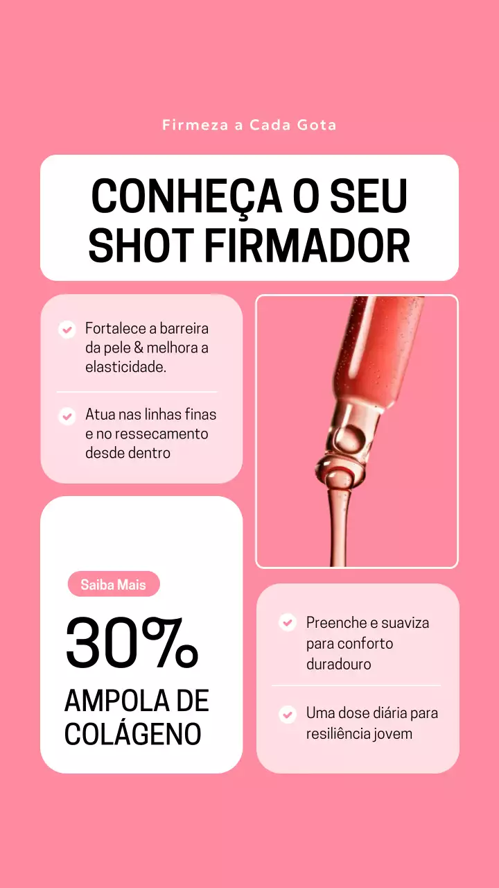 Postagem promocional da Pink Modern Skincare no Instagram