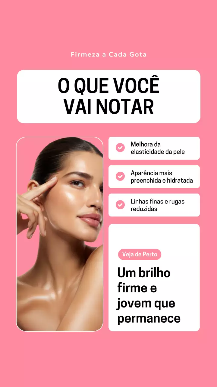 Postagem promocional da Pink Modern Skincare no Instagram