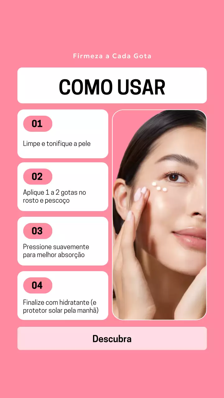 Postagem promocional da Pink Modern Skincare no Instagram