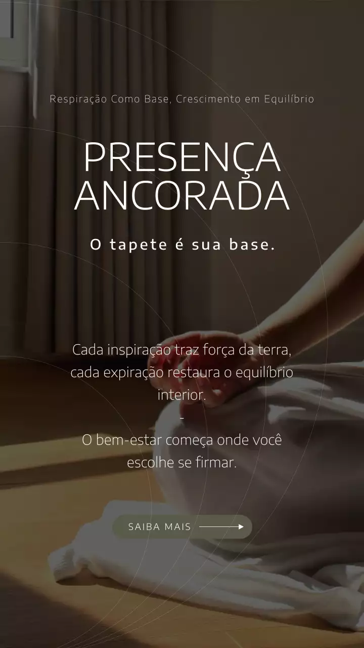 Postagem de história do Instagram para promoção de bem-estar orgânico verde