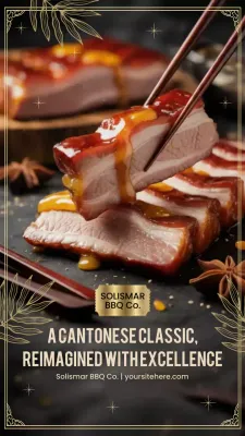 Brown Elegant Food Advertisement Instagram Story