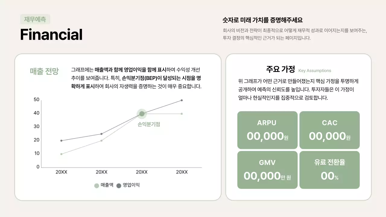 베이지 모던 투자 설명서 안내