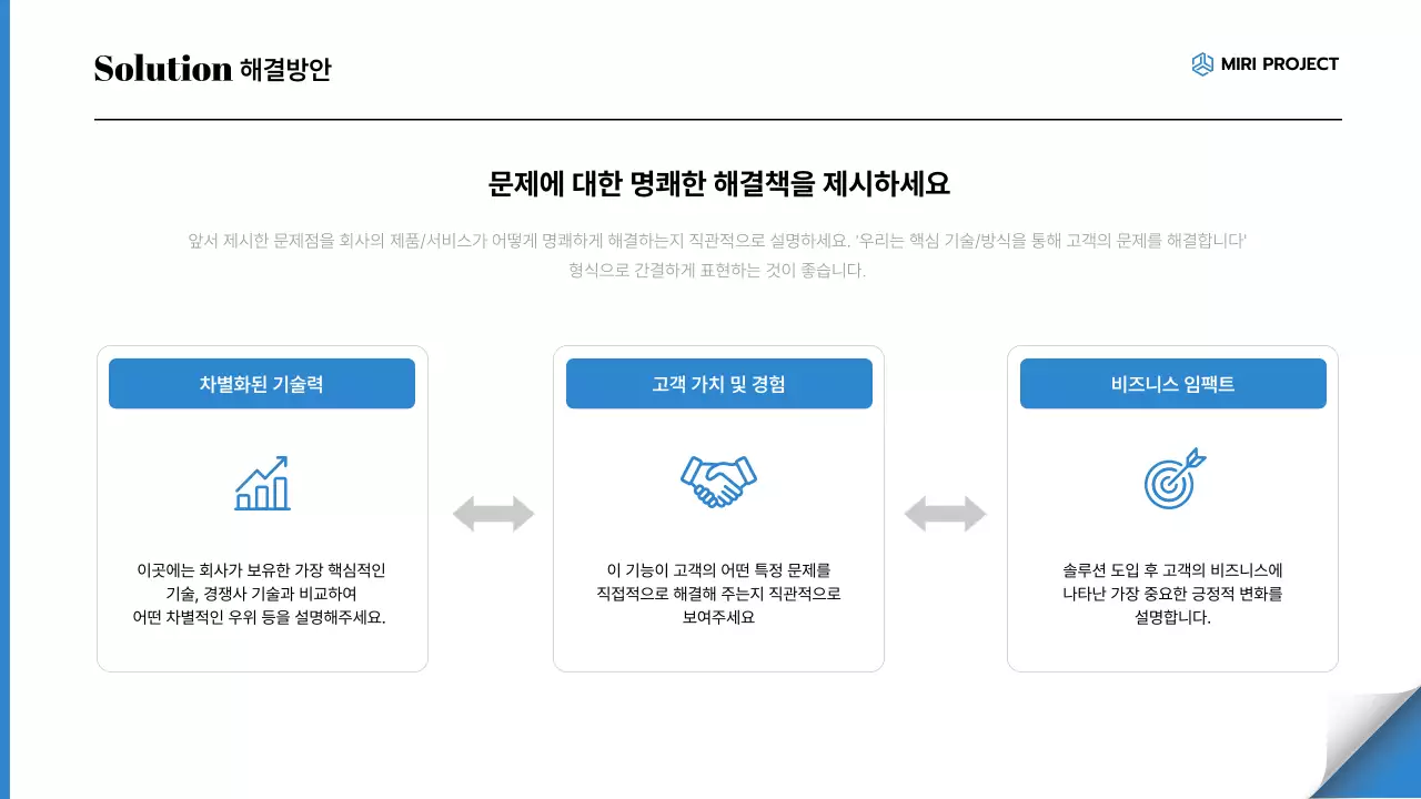 파랑 모던 비즈니스 설명