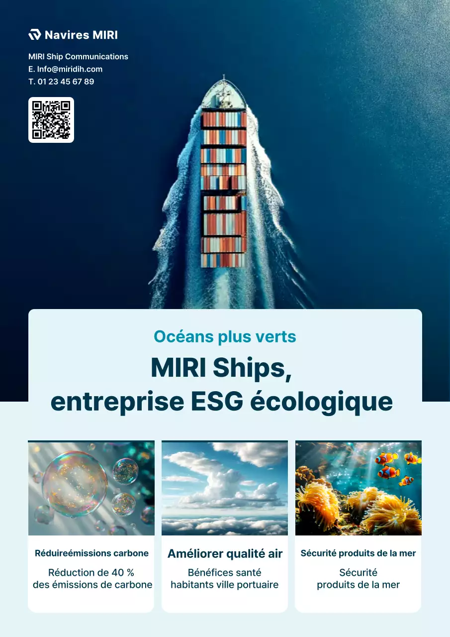 Publicité moderne et bleue pour la protection de l'environnement