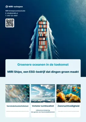 Blauwe moderne milieubeschermingsadvertentie