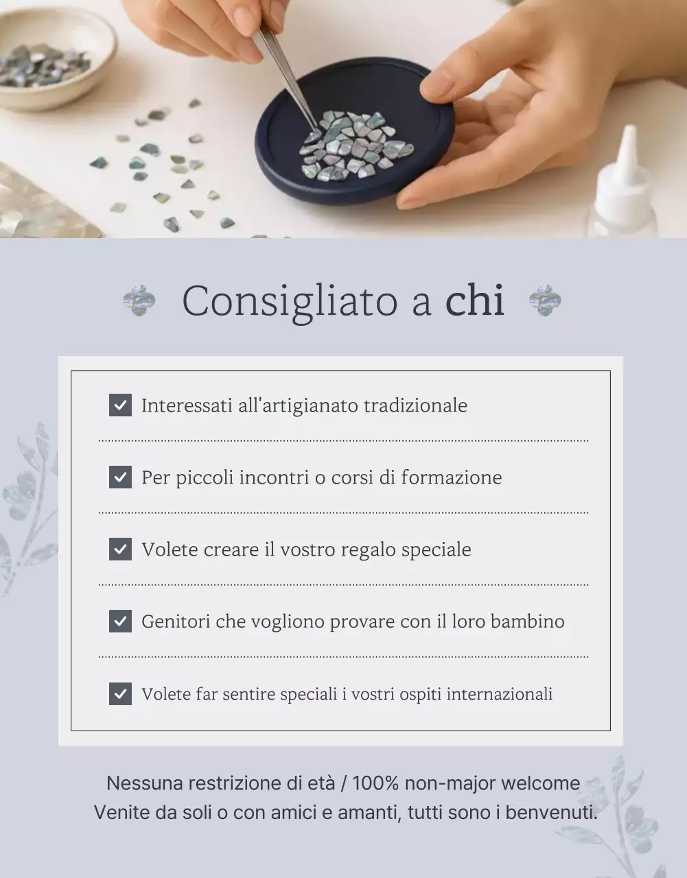 Formazione artigianale tradizionale grigia