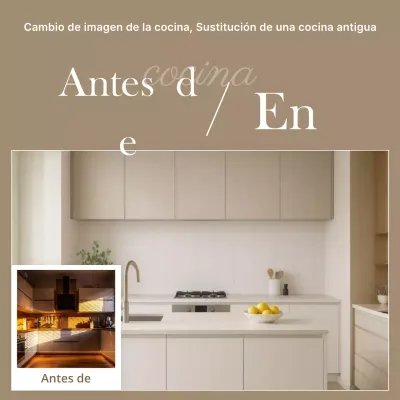 Anuncio de interior minimalista en beige