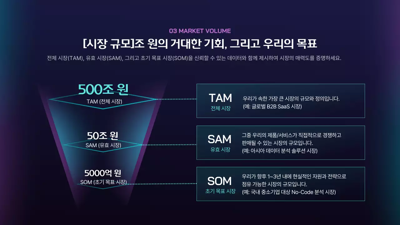 남색 모던 비지니스 제안서