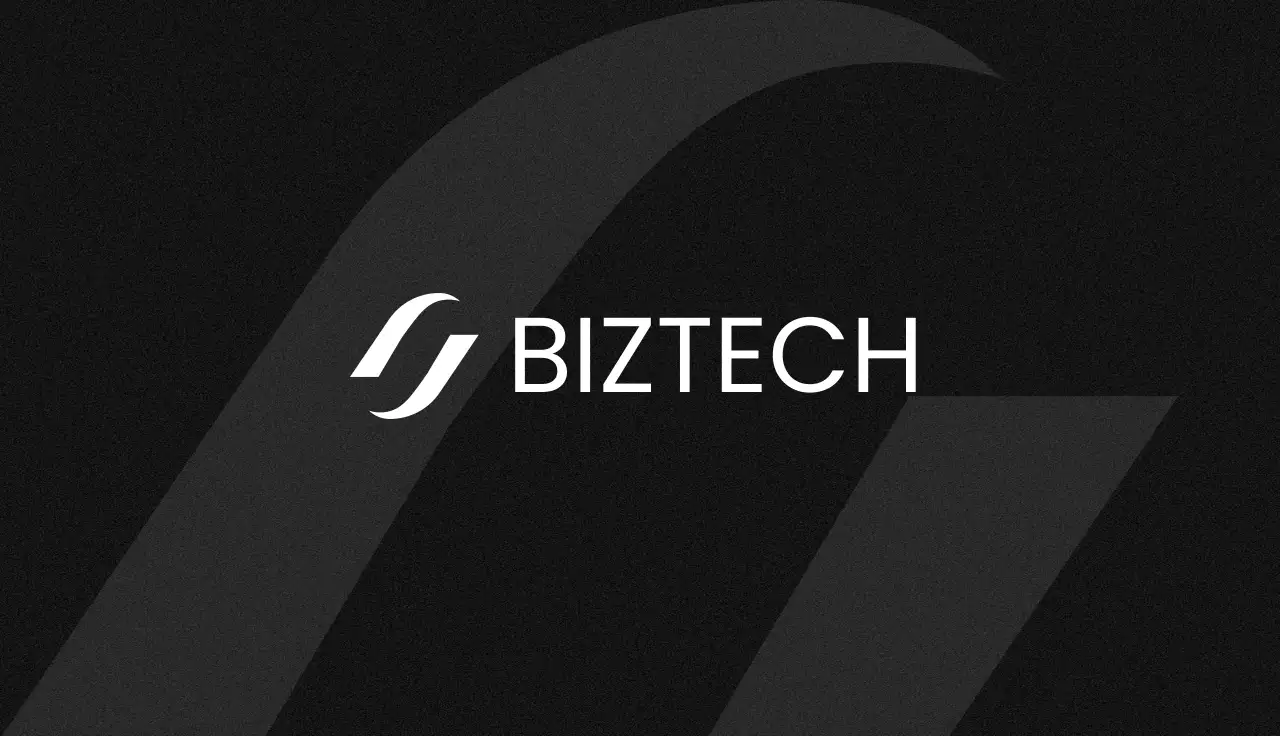 검정 모던 기술 로고