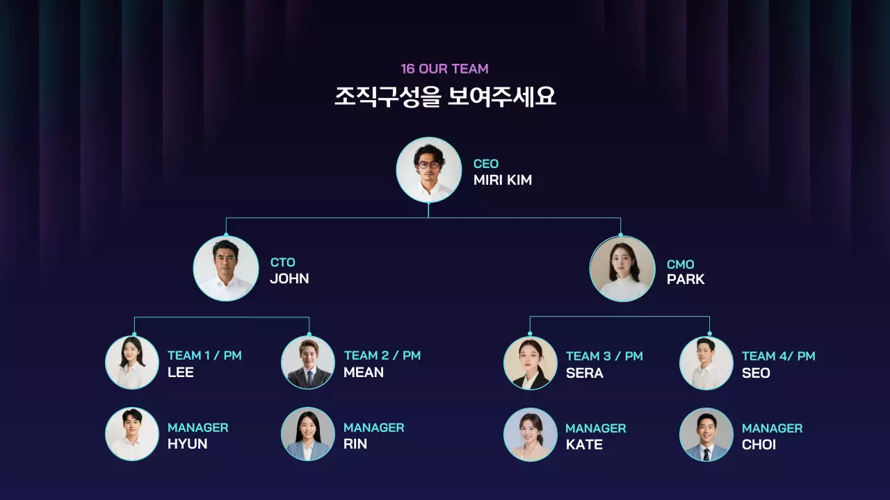 남색 모던 비지니스 제안서