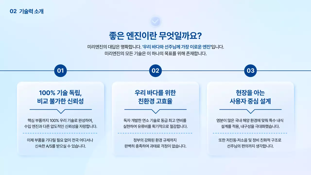 투명 글라스 하늘색 모던 기술 설명서