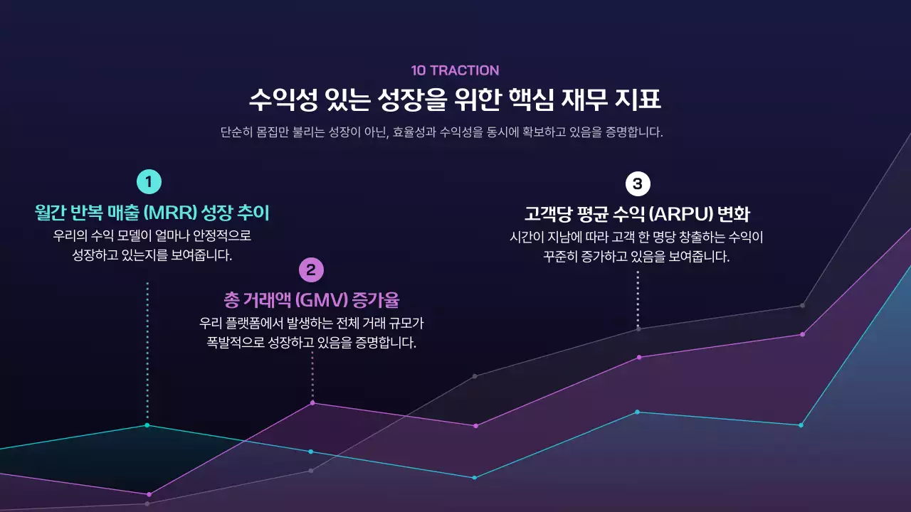 남색 모던 비지니스 제안서