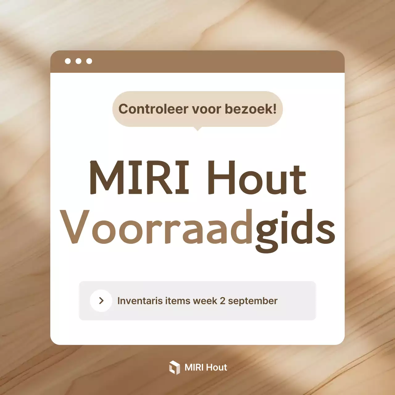 Informatiebericht over Brown Simple Stock