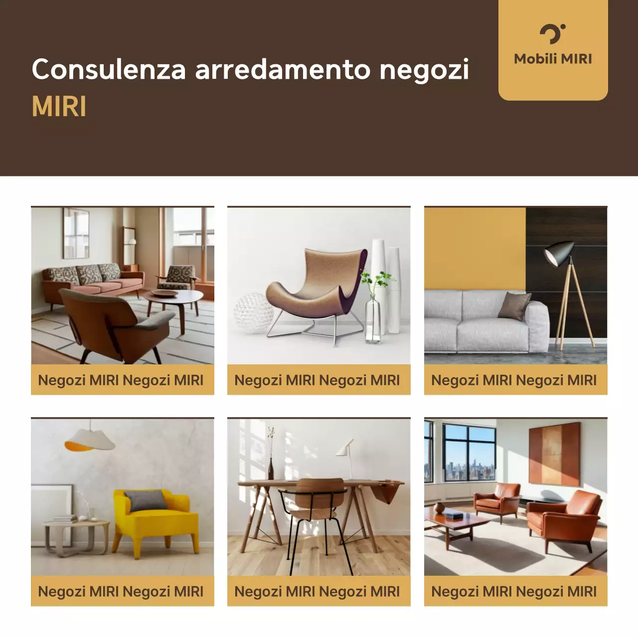 Promozione di consulenza per mobili moderni Brown