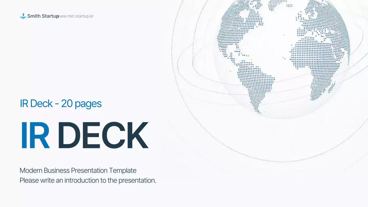 Relatório de Negócios Modernos Sky Blue