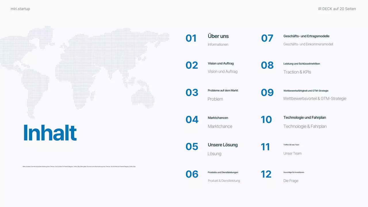 Sky Blue Modern Business Report