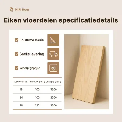 Beige eenvoudige houten advertentie