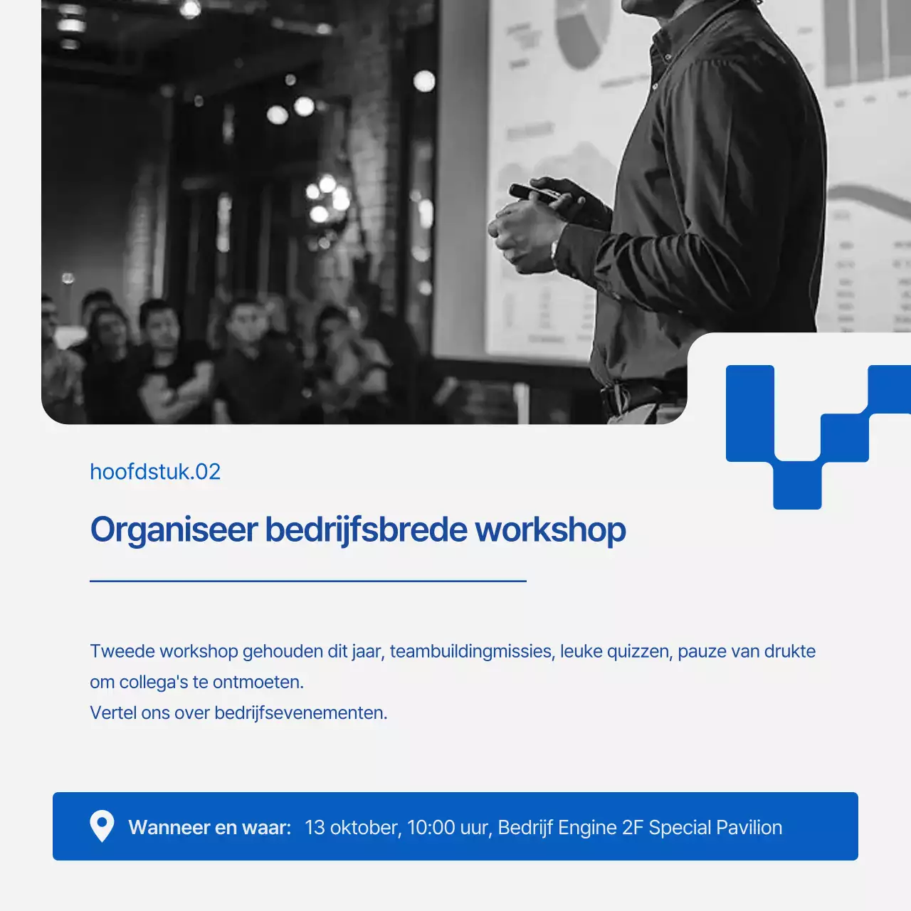 Een moderne wit-blauwe scheepvaartnieuwsbrief