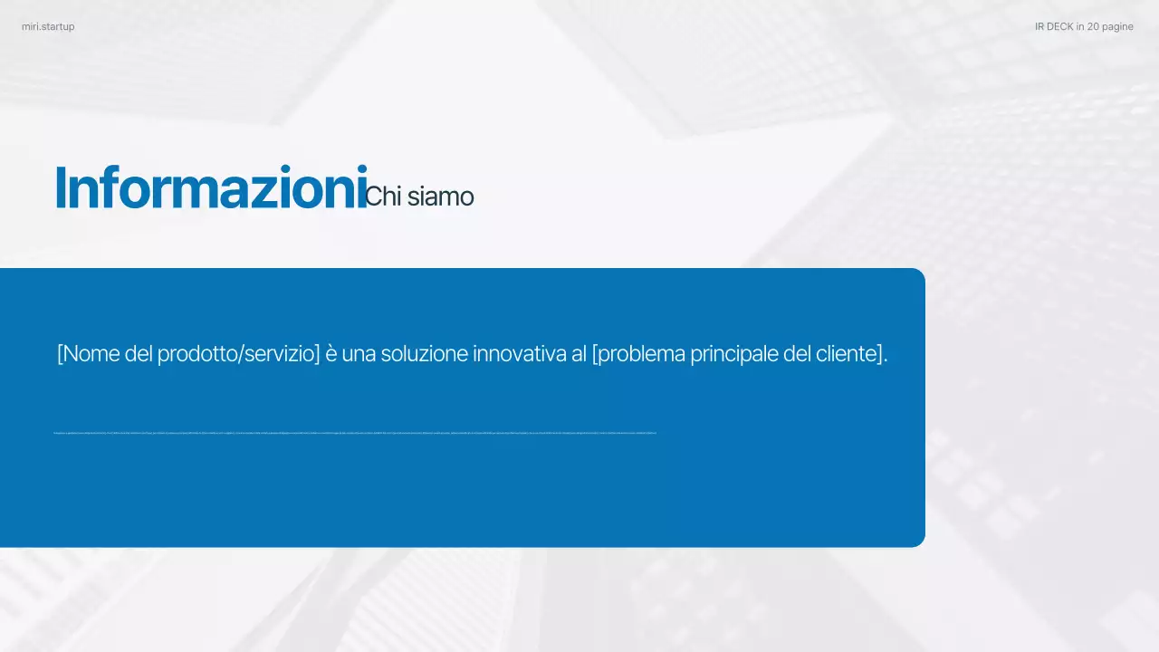 Rapporto aziendale moderno Sky Blue