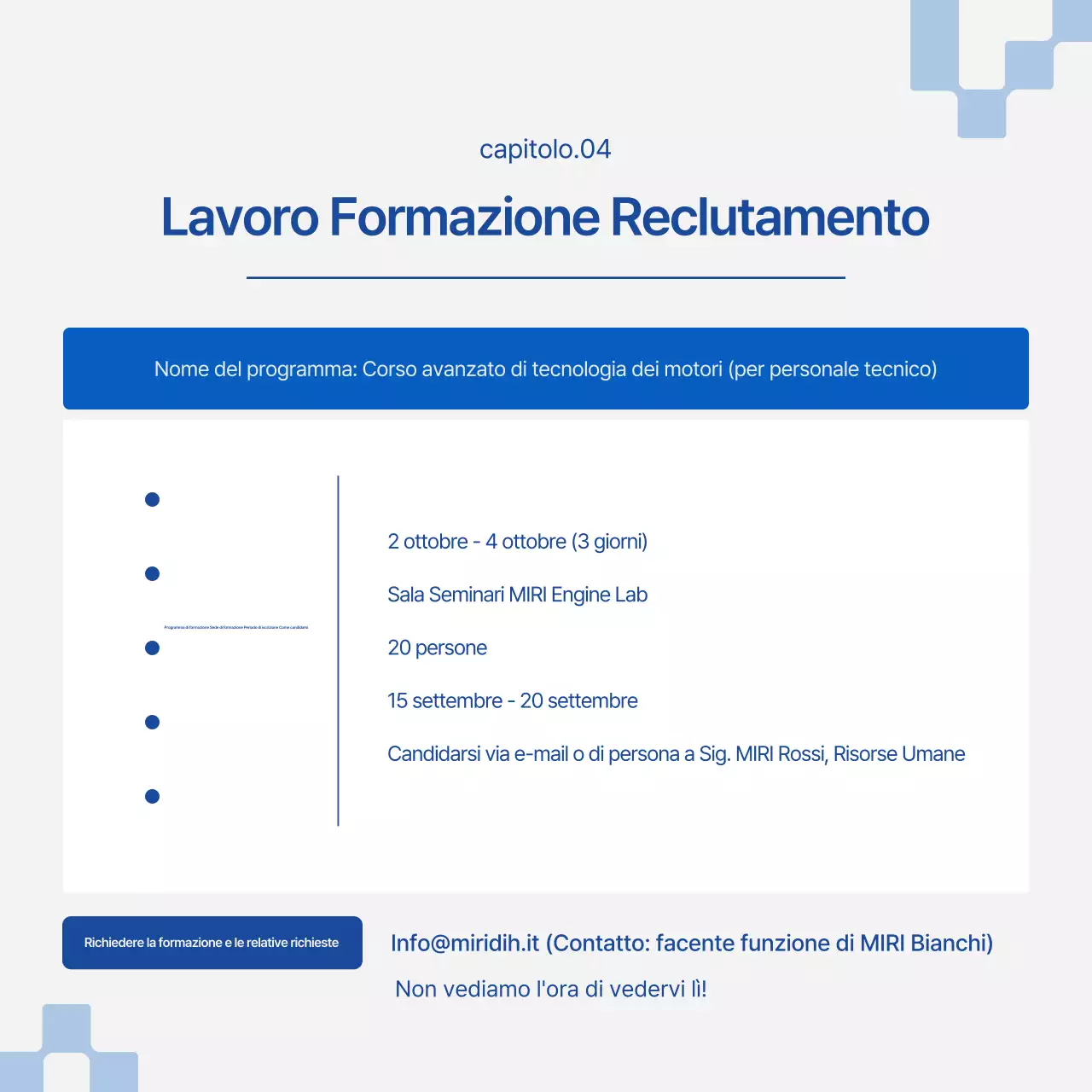 Una moderna newsletter di spedizione bianca e blu