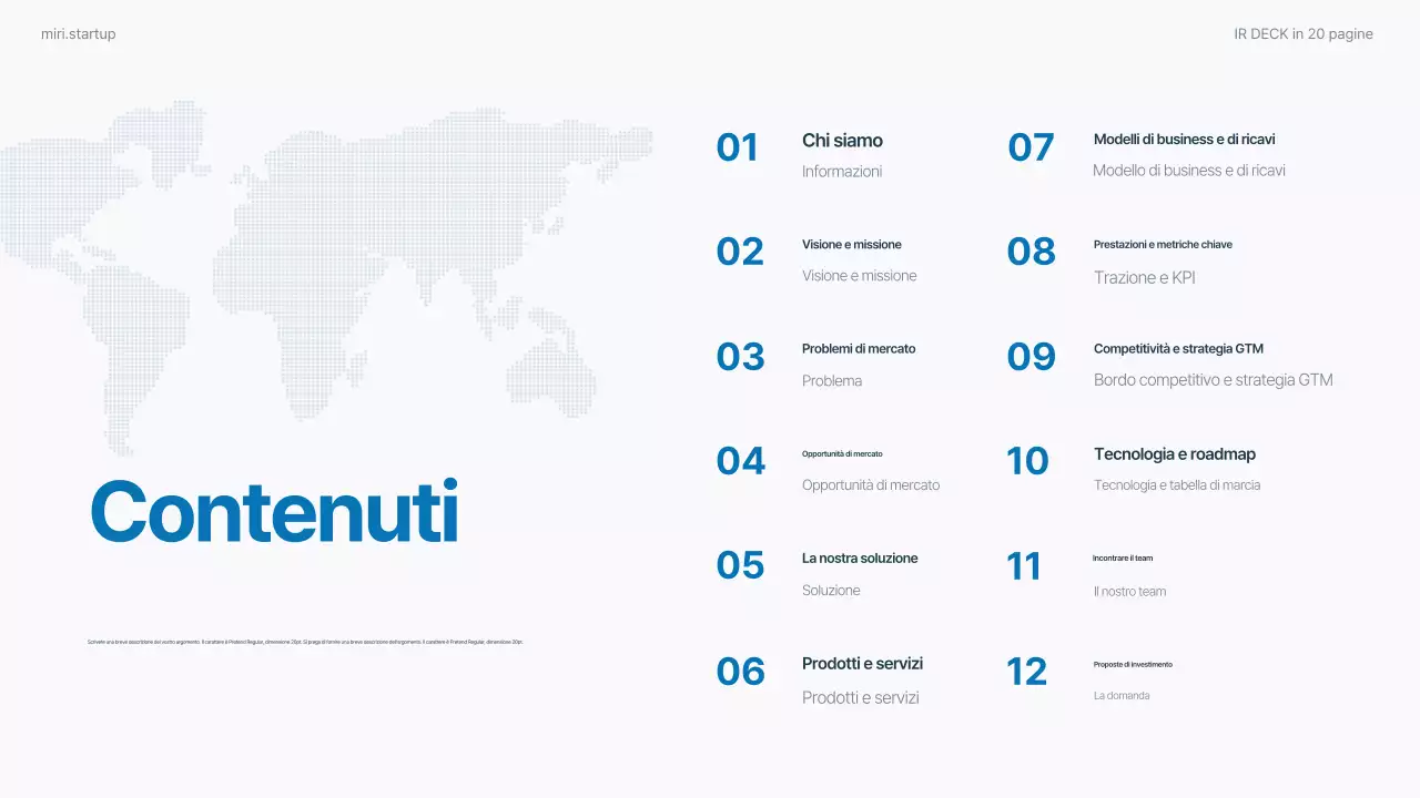 Rapporto aziendale moderno Sky Blue