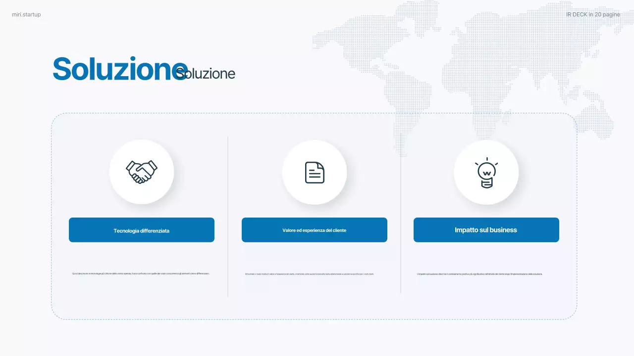 Rapporto aziendale moderno Sky Blue