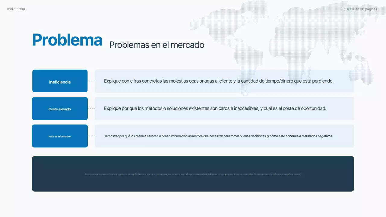 Informe empresarial moderno de Sky Blue