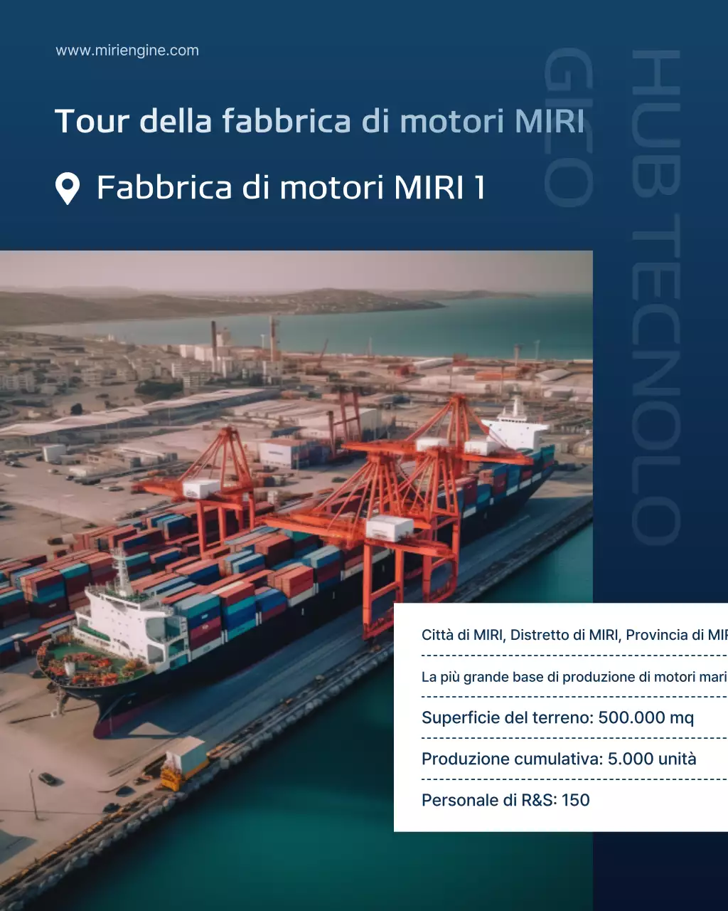 Guida turistica della fabbrica Blue Modern