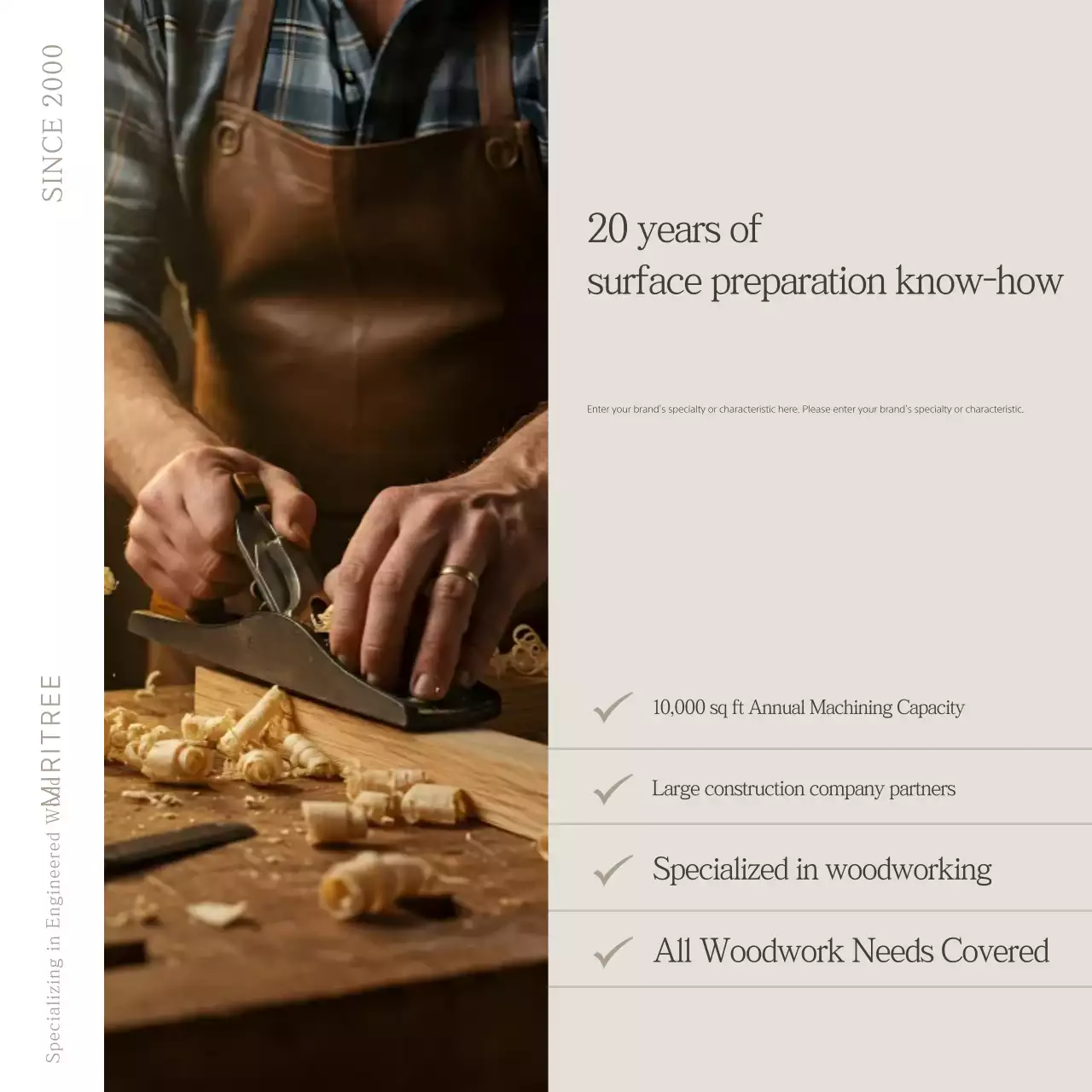 Anúncio de Móveis Simples Bege