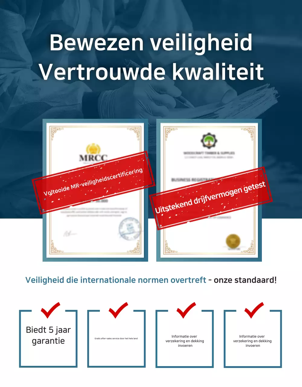 Blauwe moderne plezierboot advertentie