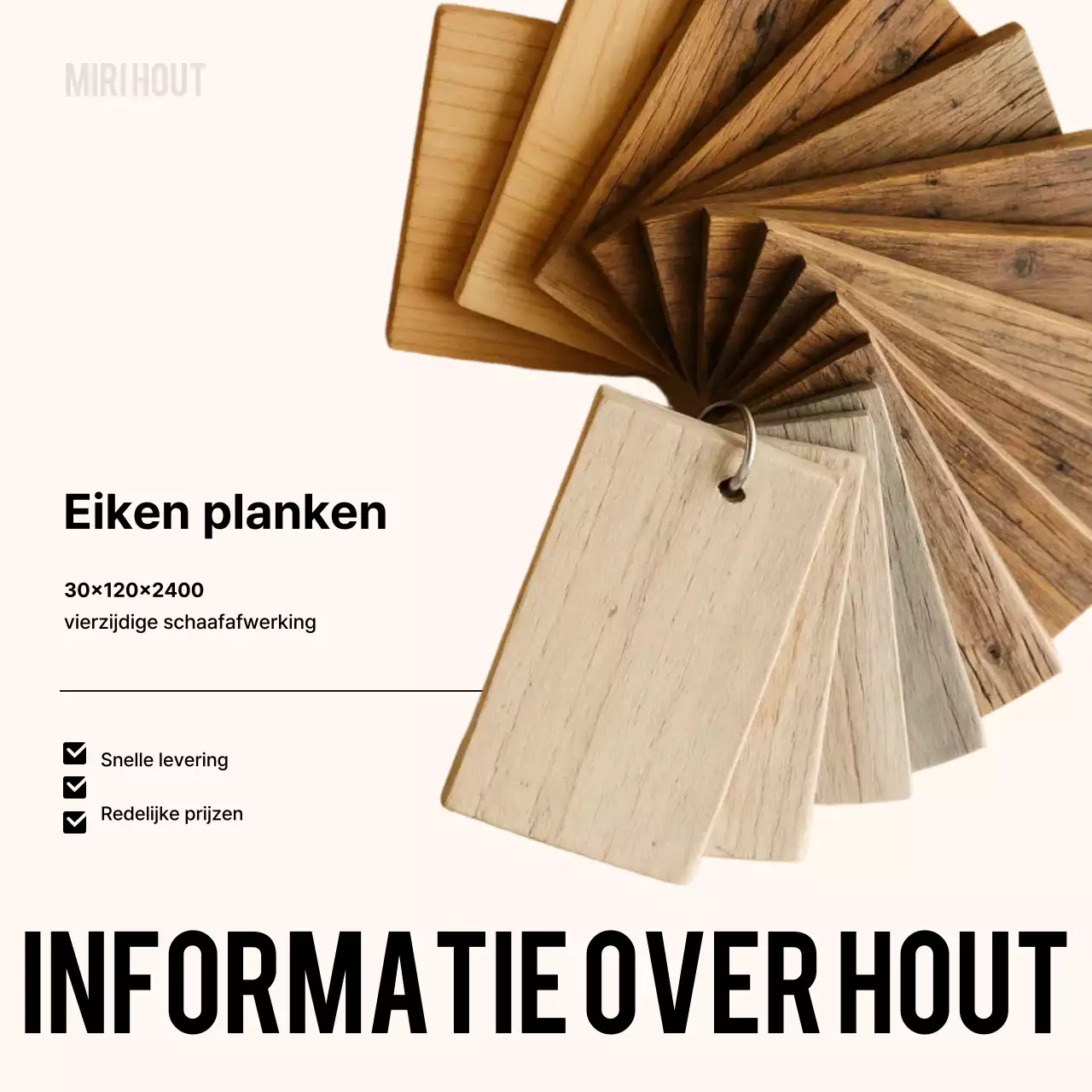 Introductie van Beige Clean Wood Products