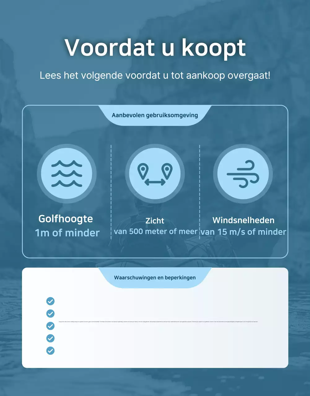 Blauwe moderne plezierboot advertentie