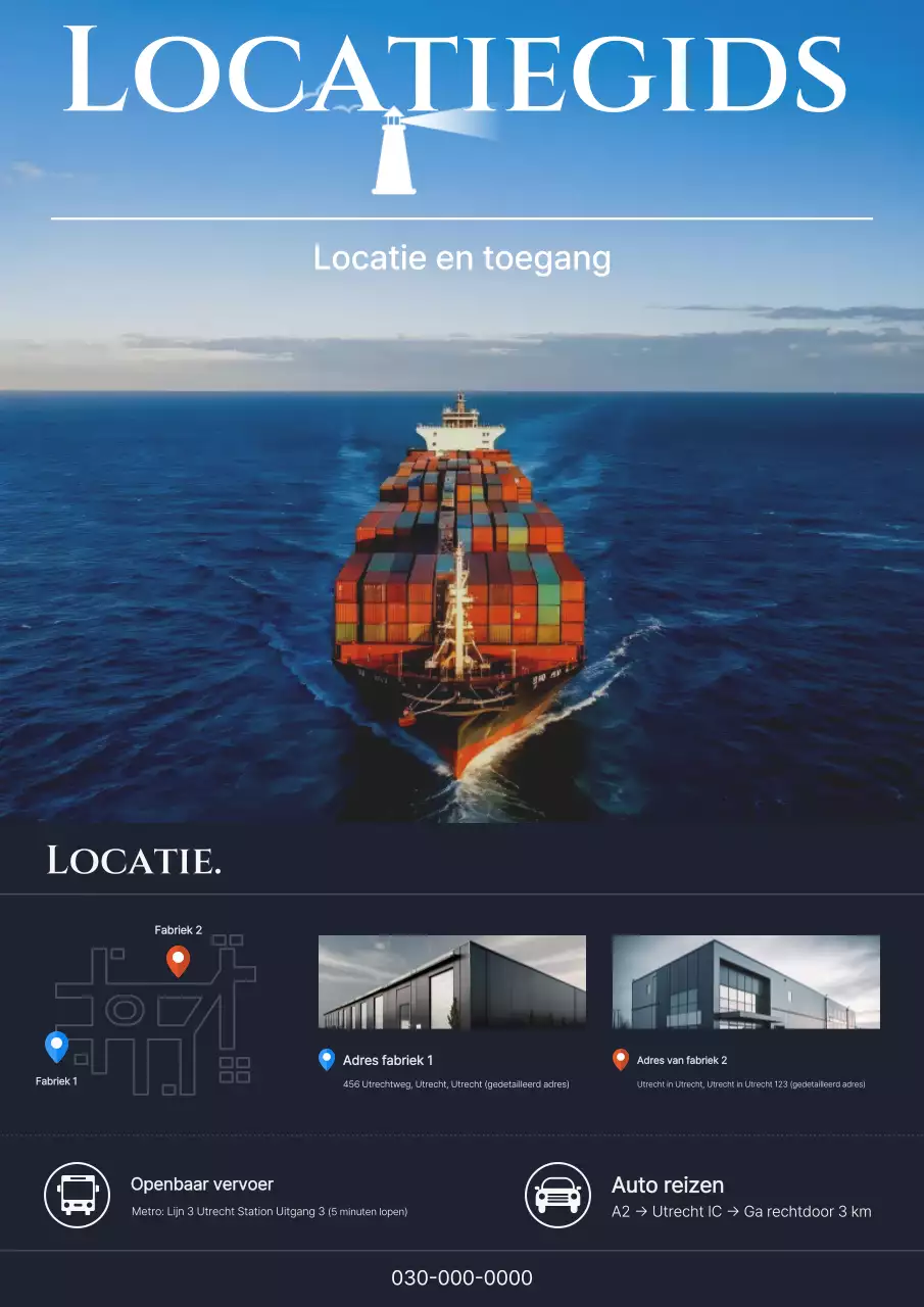 Blauwe moderne verkeersinformatiemelding