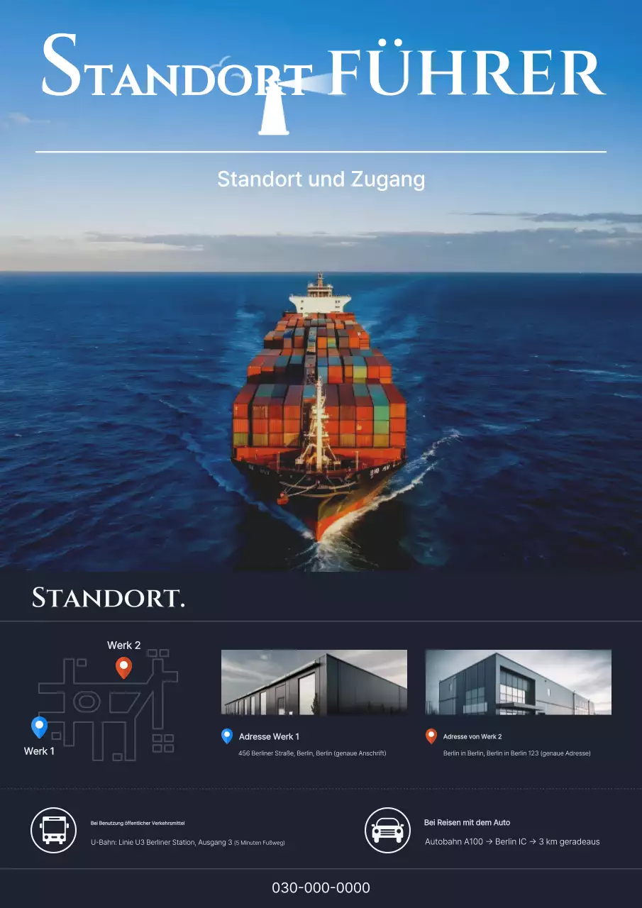 Blauer moderner Verkehrsinformationshinweis