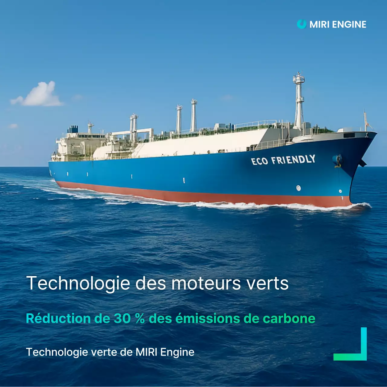 Promotion de la technologie écologique moderne bleue