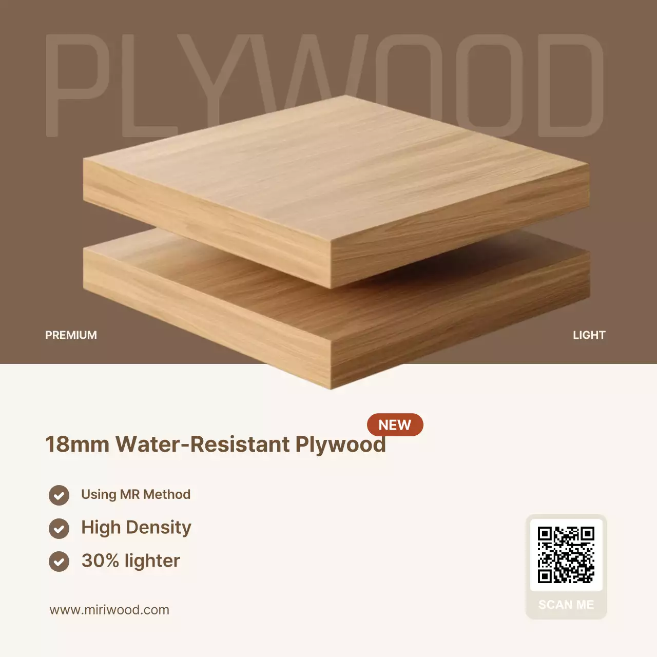 Iklan Arsitektur Modern Coklat