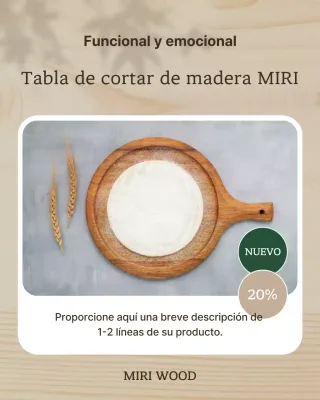 Anuncio de utensilios de cocina sencillos de color beige