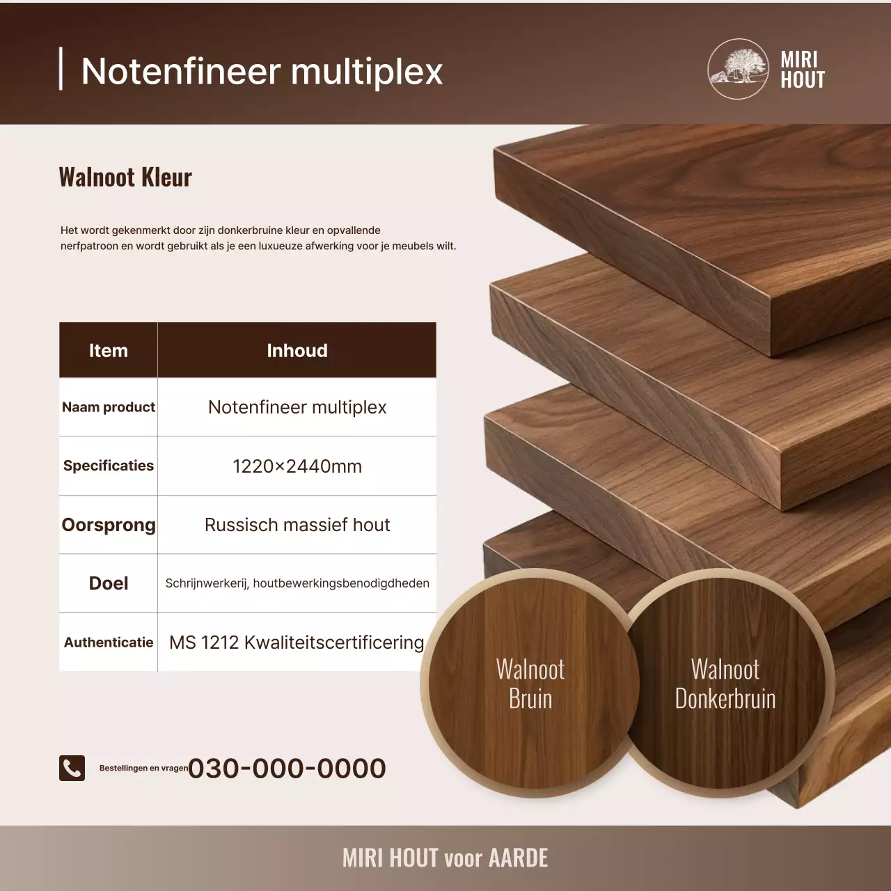 Introductie van Brown Simple Wood Products