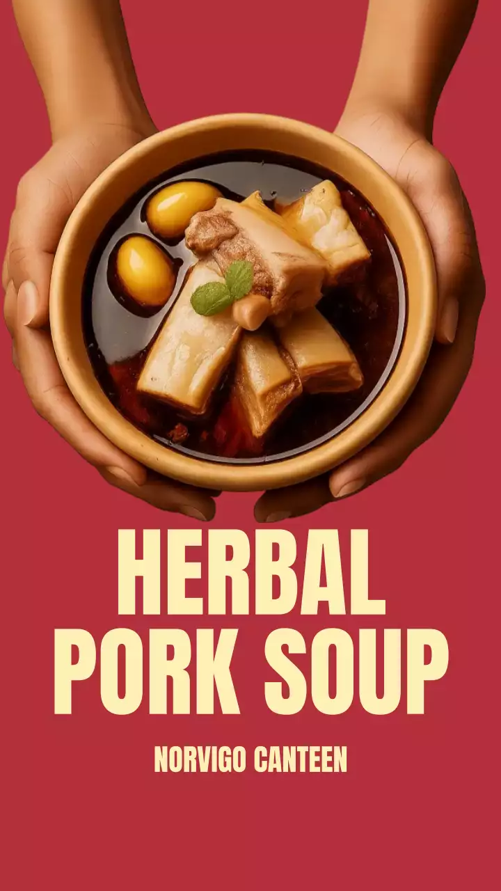 Red Traditional Soup Advertisement Instagram Story