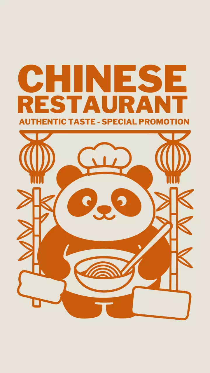 Orange Traditional Restaurant Promotion Instagram Story
